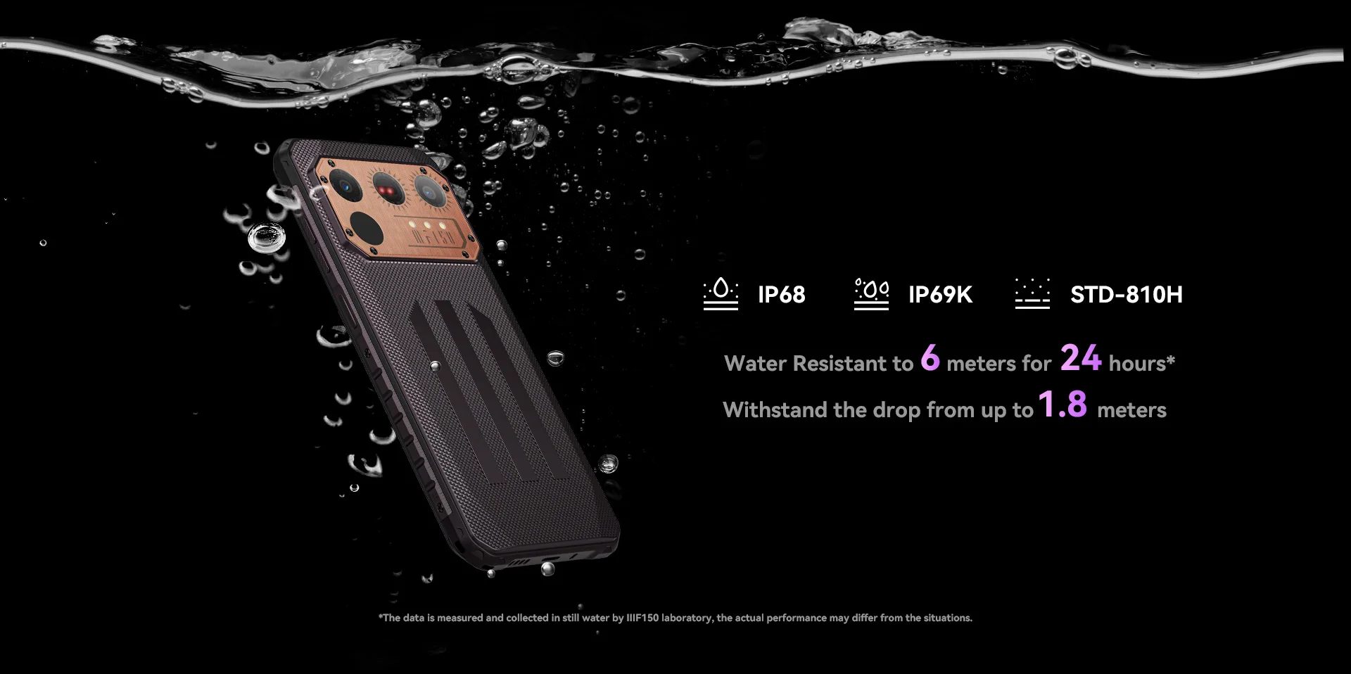 IIIF150 Raptor Rugged Phone MTK Helio G99 Chip 10000mAh Battery 108MP Main Camera 6.78inch FHD+ 120Hz Display Smartphone