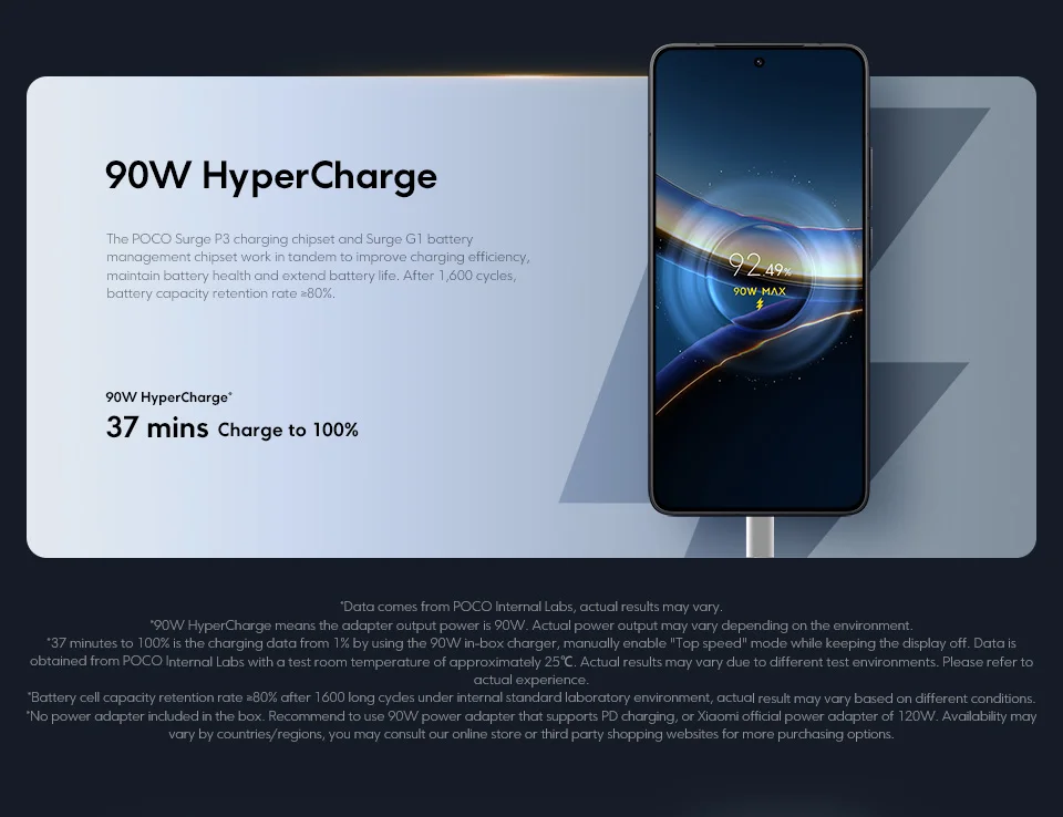 POCO F7 Pro 5G Global Version Smartphone Snapdragon® 8 Gen 3 50MP dual camera with OIS  NFC