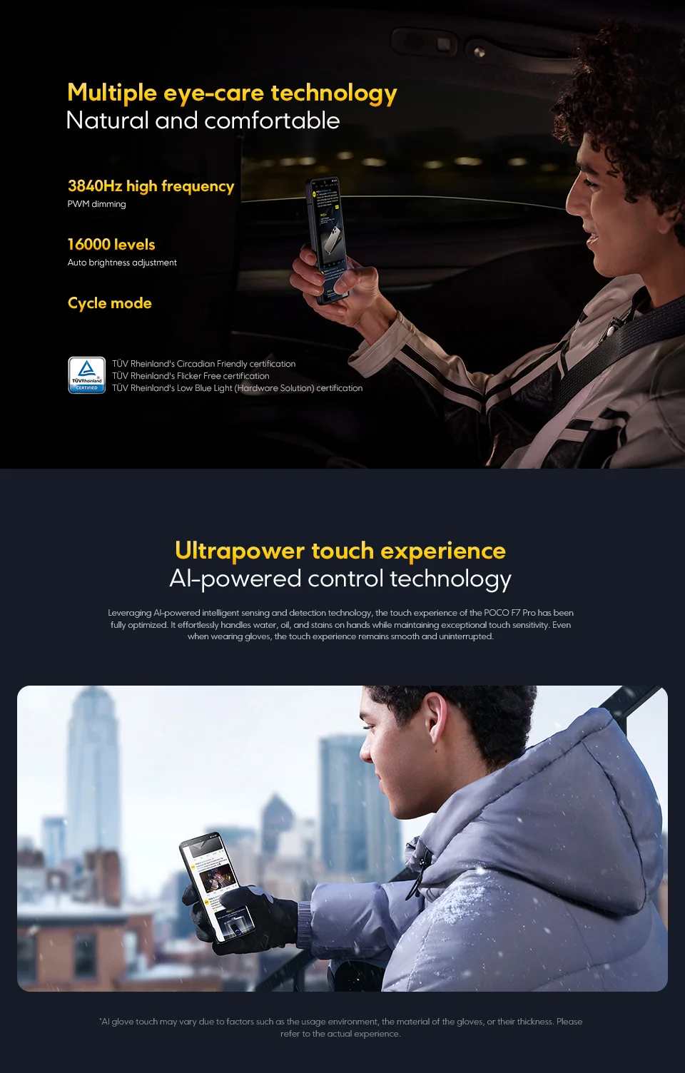 POCO F7 Pro 5G Global Version Smartphone Snapdragon® 8 Gen 3 50MP dual camera with OIS  NFC