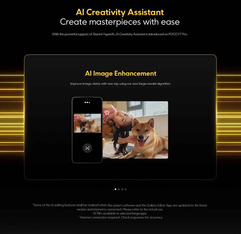 POCO F7 Pro 5G Global Version Smartphone Snapdragon® 8 Gen 3 50MP dual camera with OIS  NFC