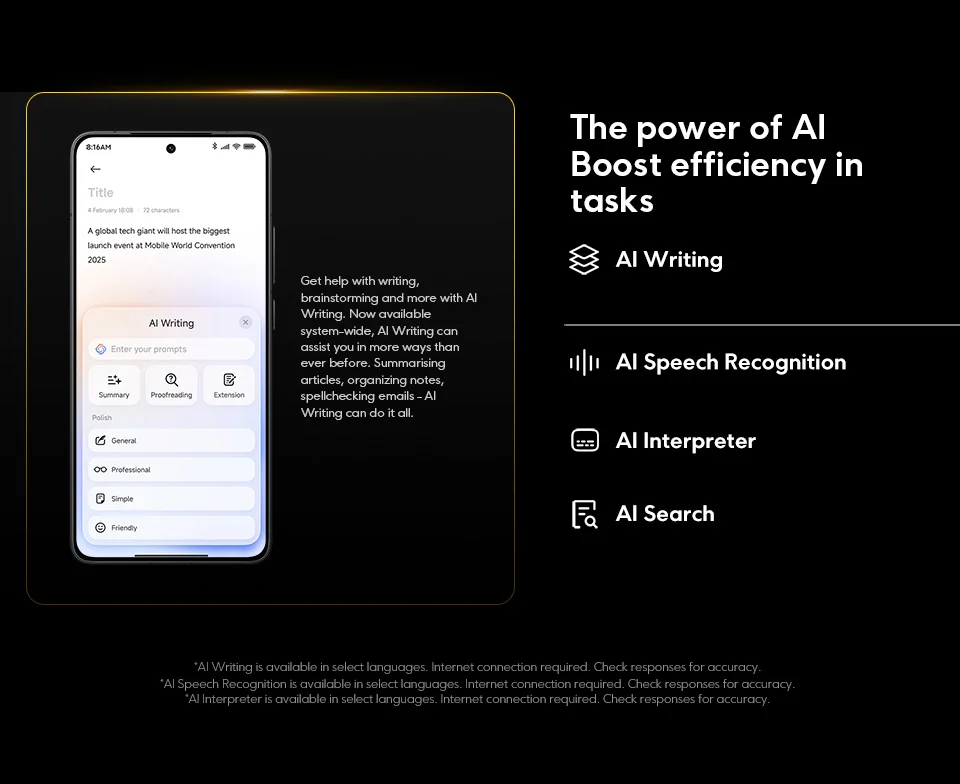 POCO F7 Pro 5G Global Version Smartphone Snapdragon® 8 Gen 3 50MP dual camera with OIS  NFC