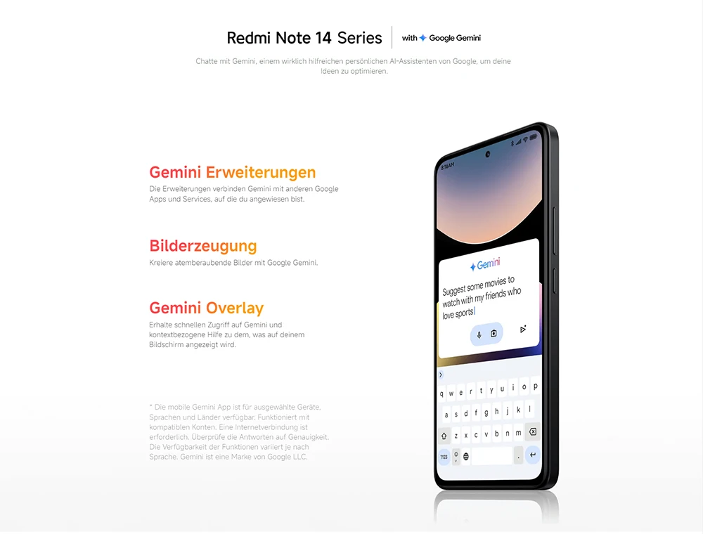 Global Version Xiaomi Redmi Note 14 4G Smartphone 6.67