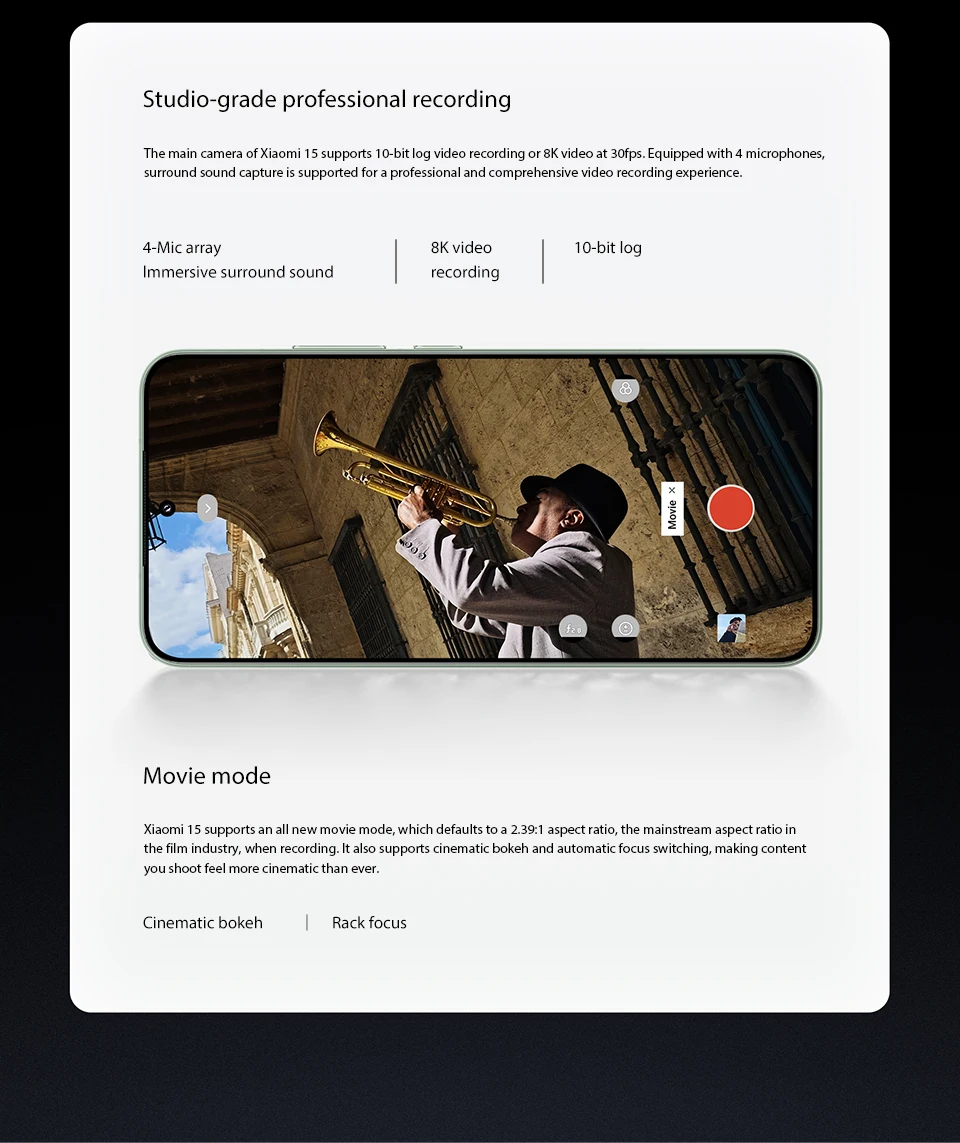 FR Warehouse Xiaomi 15 Smartphone Global Version Snapdragon 8 Elite 6.36