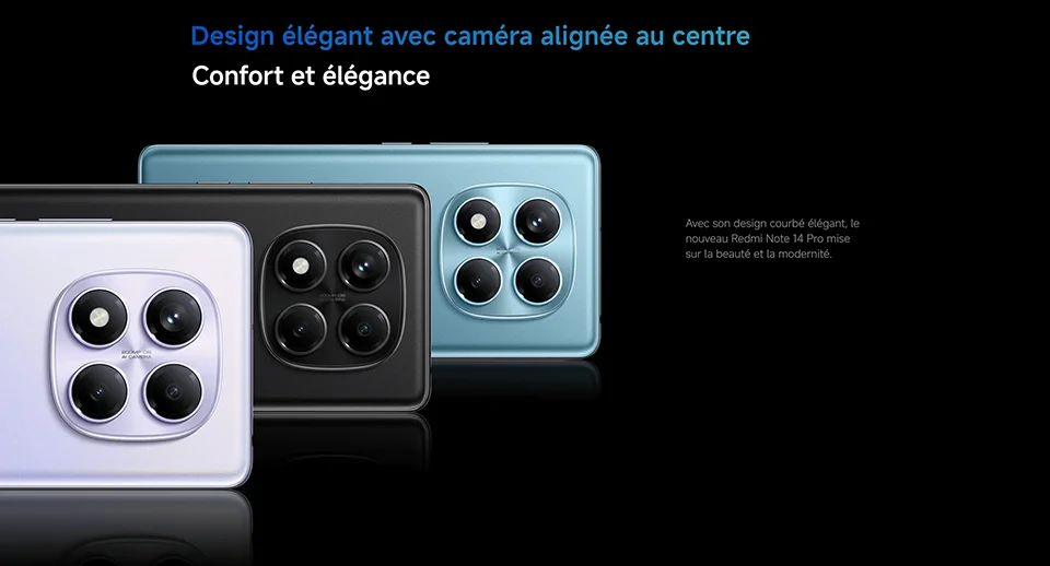 Xiaomi Redmi Note 14 Pro 4G, NFC, smartphone, MediaTek Helio G100-Ultra, AMOLED screen of inches, 120Hz, camera of 200 MP, battery of 5500mAh,Charger Not Included