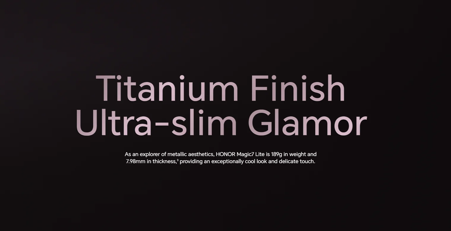 Global Version Honor Magic7 Lite 6.78 inches AMOLED Screen 108MP Main Camera 6600mAh Snapdragon 6 Gen 1 Honor Magic 7 Lite Global Version Honor Magic7 Lite 6.78 inches AMOLED Screen 108MP Main Camera 6600mAh Snapdragon 6 Gen 1 Honor Magic 7 Lite