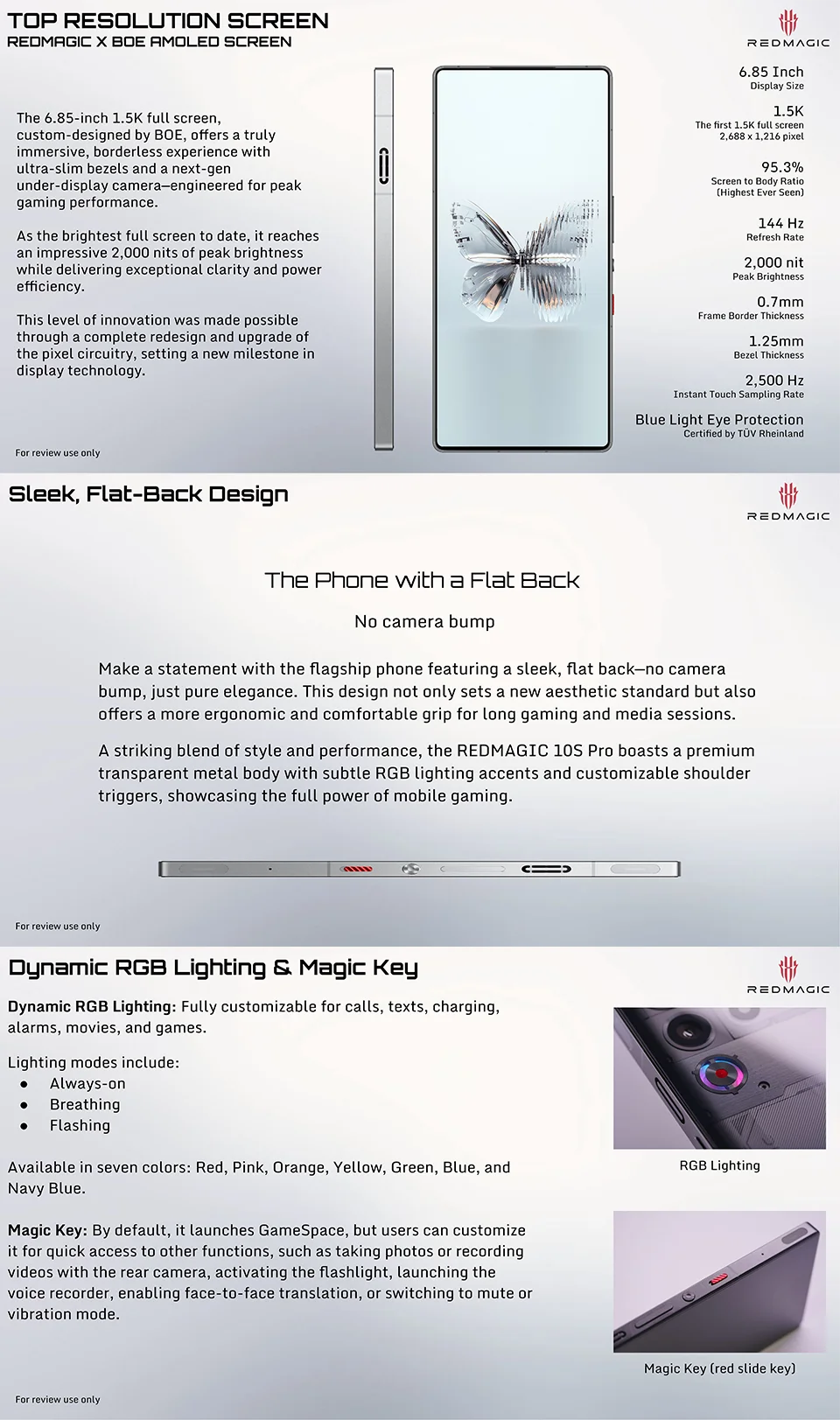 RedMagic 10S Pro global Version 5G game telephone Snapdragon 8 Elite leading 7050mAh 80W fast charge 6.85 inches RedMagic 10S Pro global Version 5G game telephone Snapdragon 8 Elite leading 7050mAh 80W fast charge 6.85 inches