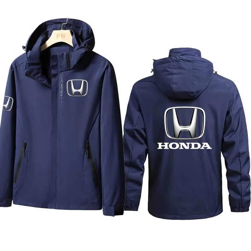 2026 Honda Logo Racing Team Autumn Jacket Men's and Women's Windproof Sportswear Outdoor Fashion Cycling Clothing Windproof  Top