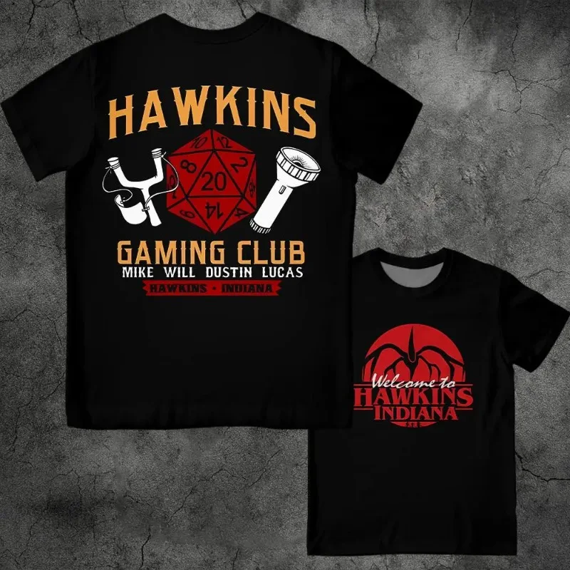 Eddie Munson Stranger Vintage Print T-shirt Demogorgon Cannibal Flower Hawkins Graphic Tee Y2K Streetwear Women's Tops harajuku Eddie Munson Stranger Vintage Print T-shirt Demogorgon Cannibal Flower Hawkins Graphic Tee Y2K Streetwear Women's Tops harajuku