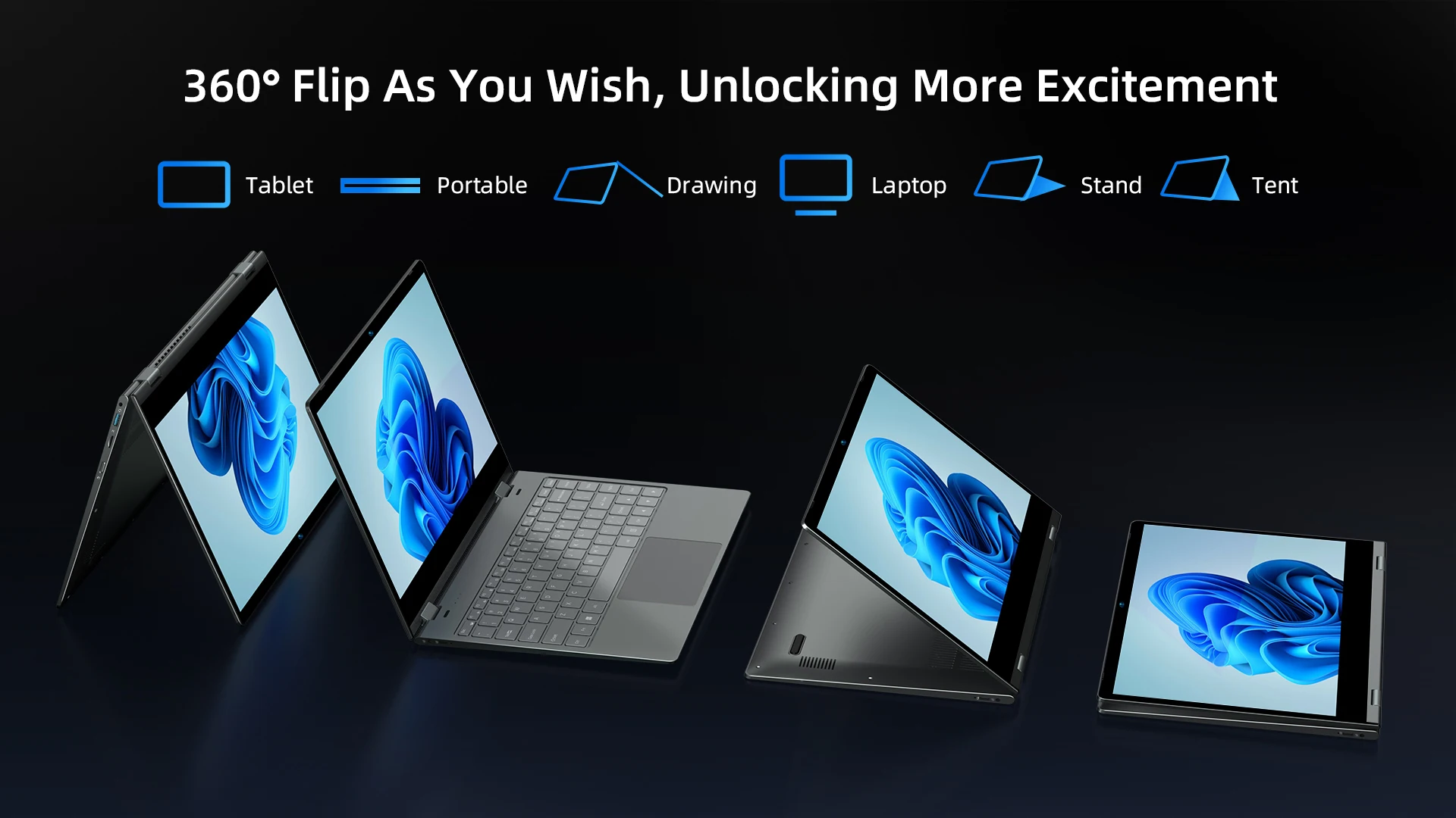 BMAX Y14 Plus Laptop 14 inch Notebook Windows 11 16GB RAM 512GB SSD 1920*1080 IPS Intel N150 laptops Computer