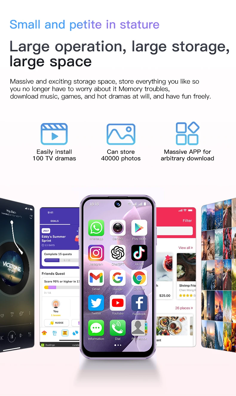 SOYES XS19 Mini Smartphone 3.88in 2GB RAM 16GB ROM Android10.0 With Facial Recognition Dual SIM Standby 3G Network Small Phone SOYES XS19 Mini Smartphone 3.88in 2GB RAM 16GB ROM Android10.0 With Facial Recognition Dual SIM Standby 3G Network Small Phone