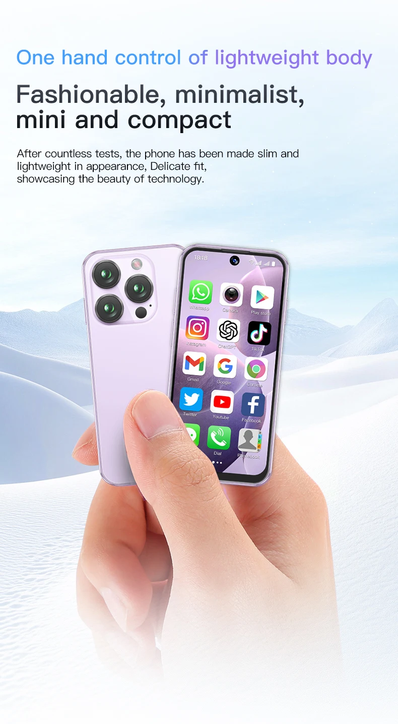 SOYES XS19 Mini Smartphone 3.88in 2GB RAM 16GB ROM Android10.0 With Facial Recognition Dual SIM Standby 3G Network Small Phone SOYES XS19 Mini Smartphone 3.88in 2GB RAM 16GB ROM Android10.0 With Facial Recognition Dual SIM Standby 3G Network Small Phone