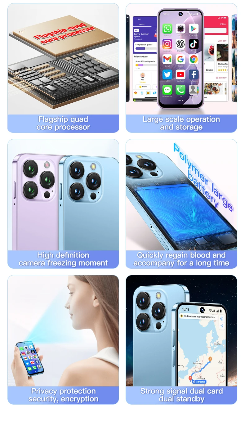 SOYES XS19 Mini Smartphone 3.88in 2GB RAM 16GB ROM Android10.0 With Facial Recognition Dual SIM Standby 3G Network Small Phone SOYES XS19 Mini Smartphone 3.88in 2GB RAM 16GB ROM Android10.0 With Facial Recognition Dual SIM Standby 3G Network Small Phone