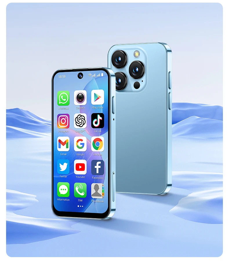 SOYES XS19 Mini Smartphone 3.88in 2GB RAM 16GB ROM Android10.0 With Facial Recognition Dual SIM Standby 3G Network Small Phone SOYES XS19 Mini Smartphone 3.88in 2GB RAM 16GB ROM Android10.0 With Facial Recognition Dual SIM Standby 3G Network Small Phone