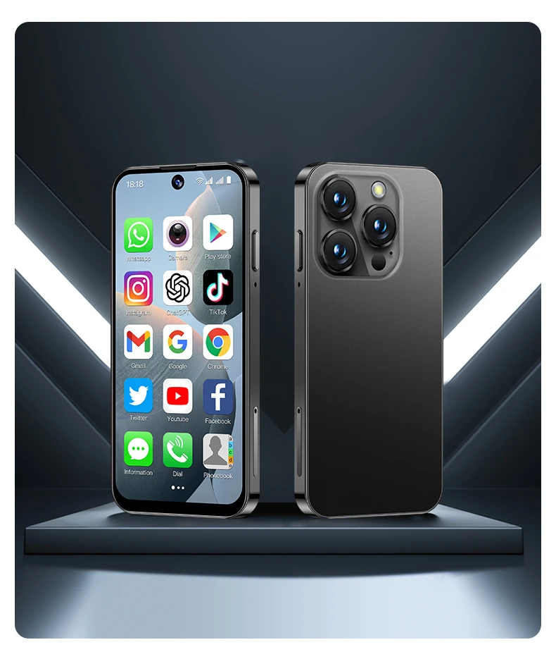 SOYES XS19 Mini Smartphone 3.88in 2GB RAM 16GB ROM Android10.0 With Facial Recognition Dual SIM Standby 3G Network Small Phone SOYES XS19 Mini Smartphone 3.88in 2GB RAM 16GB ROM Android10.0 With Facial Recognition Dual SIM Standby 3G Network Small Phone