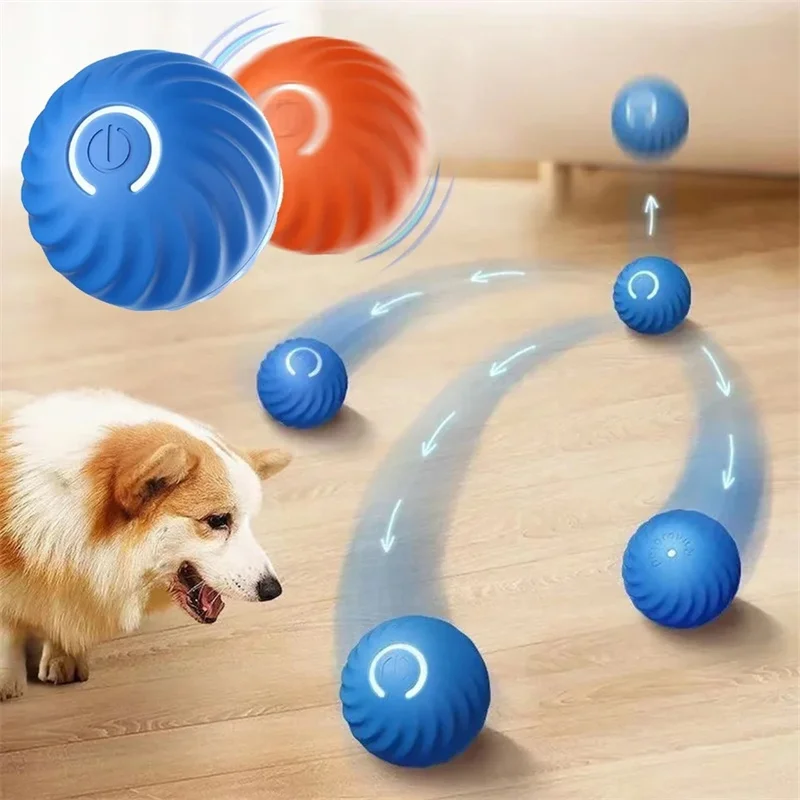 Smart Dog Toys Ball Electronic Interactive Pet Toy Moving Ball USB Automatic Moving Bouncing for Puppy Birthday gift Cat Product Smart Dog Toys Ball Electronic Interactive Pet Toy Moving Ball USB Automatic Moving Bouncing for Puppy Birthday gift Cat Product