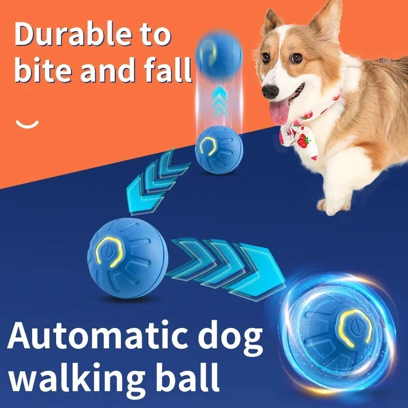 Smart Dog Toys Ball Electronic Interactive Pet Toy Moving Ball USB Automatic Moving Bouncing for Puppy Birthday gift Cat Product Smart Dog Toys Ball Electronic Interactive Pet Toy Moving Ball USB Automatic Moving Bouncing for Puppy Birthday gift Cat Product