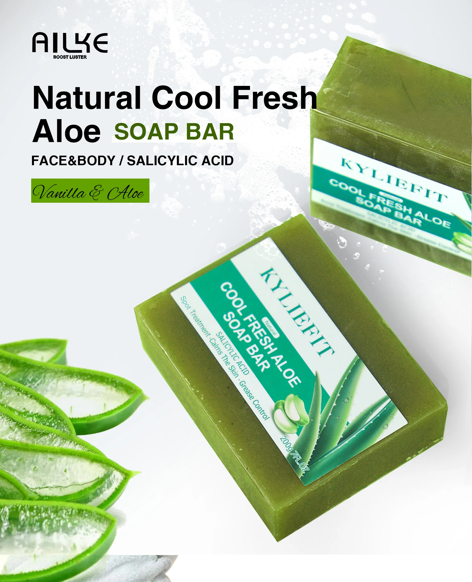 Natural Vanilla & Aloe Perfect Combination Scrub, With AHA, Reduce Spots, Acne, Clean Skin, Oil Control, For Face & Body Natural Vanilla & Aloe Perfect Combination Scrub, With AHA, Reduce Spots, Acne, Clean Skin, Oil Control, For Face & Body