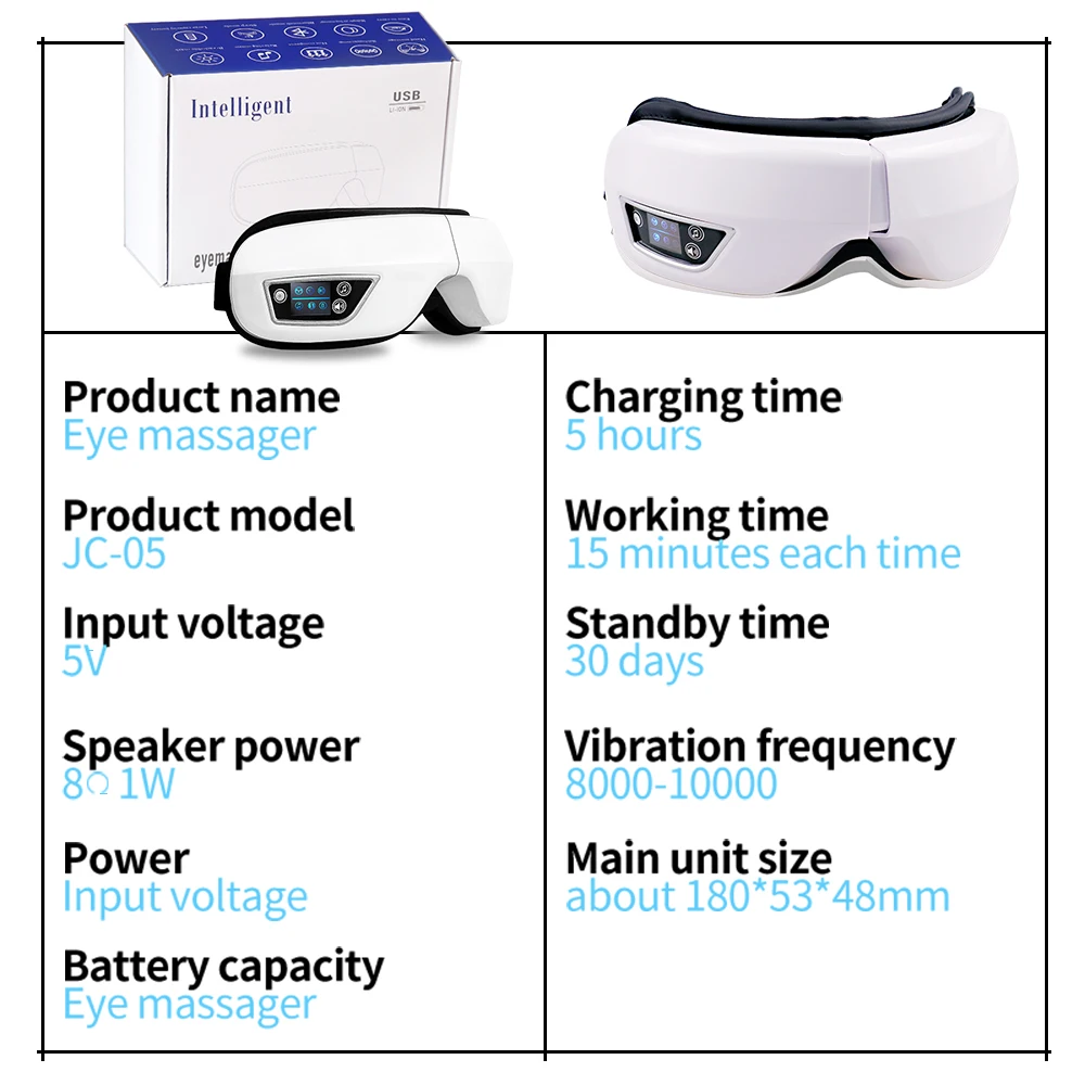 6D Smart Vibration Eye Massager Airbag Compress Eye Care Instrument Bluetooth Music Eye Massage Sleepping Mask Eye Relax Fatigue 6D Smart Vibration Eye Massager Airbag Compress Eye Care Instrument Bluetooth Music Eye Massage Sleepping Mask Eye Relax Fatigue