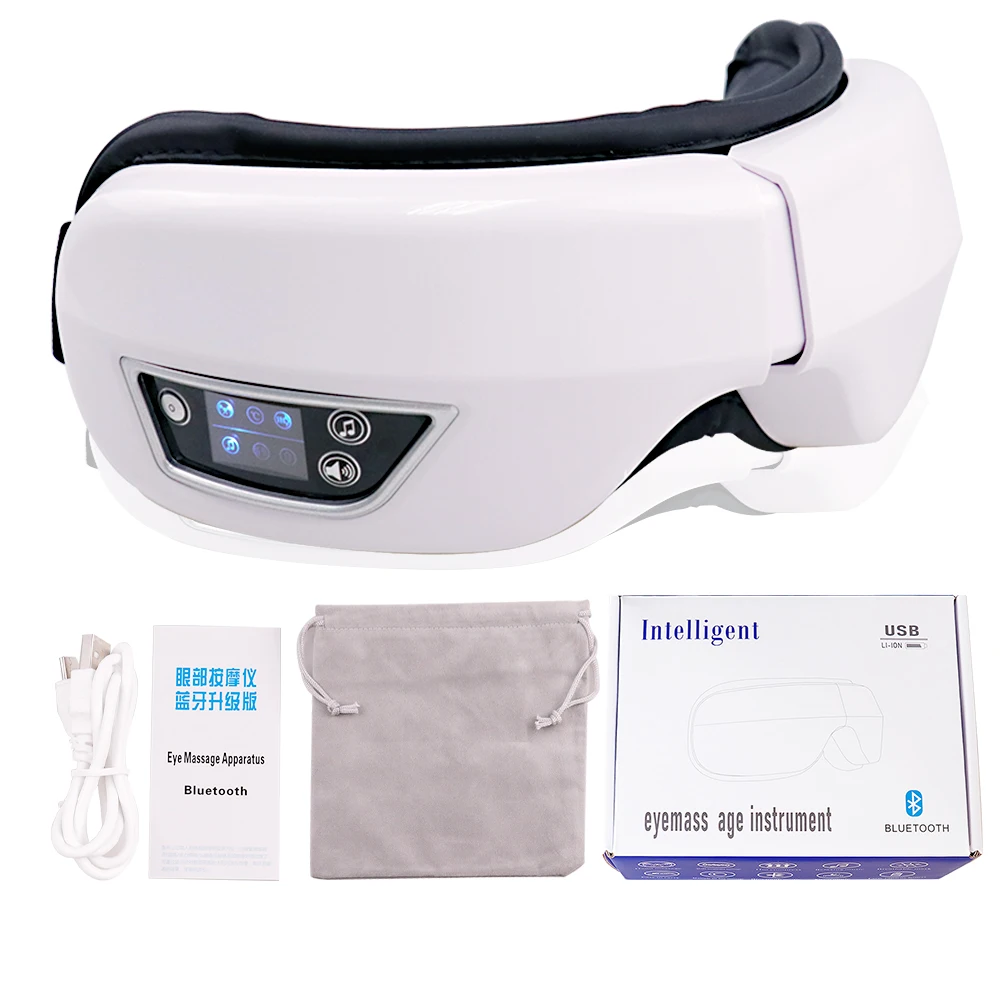 6D Smart Vibration Eye Massager Airbag Compress Eye Care Instrument Bluetooth Music Eye Massage Sleepping Mask Eye Relax Fatigue 6D Smart Vibration Eye Massager Airbag Compress Eye Care Instrument Bluetooth Music Eye Massage Sleepping Mask Eye Relax Fatigue