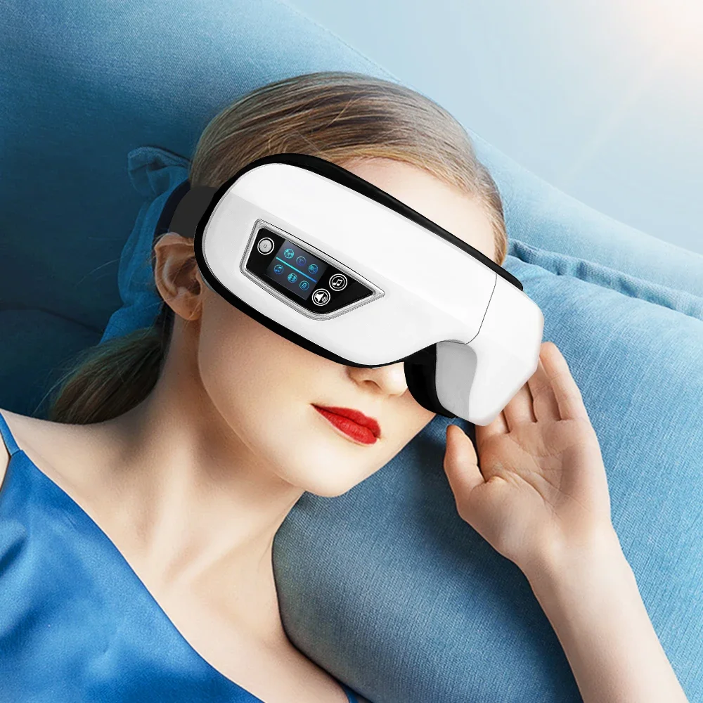 6D Smart Vibration Eye Massager Airbag Compress Eye Care Instrument Bluetooth Music Eye Massage Sleepping Mask Eye Relax Fatigue 6D Smart Vibration Eye Massager Airbag Compress Eye Care Instrument Bluetooth Music Eye Massage Sleepping Mask Eye Relax Fatigue
