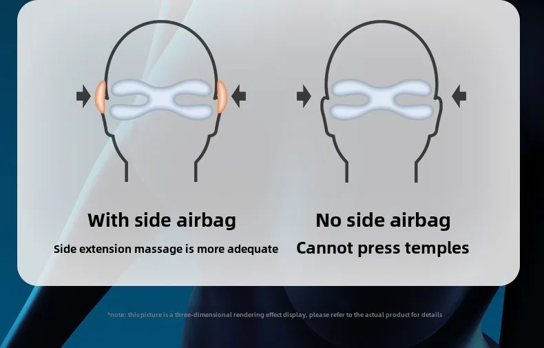 Eye Massage Instrument Vibration Double Wrap-around Airbag Pressure Hot Compress Massager Bluetooth Music Relax Eye Care Eye Massage Instrument Vibration Double Wrap-around Airbag Pressure Hot Compress Massager Bluetooth Music Relax Eye Care
