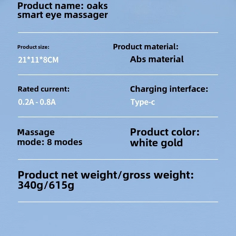 Eye Massage Instrument Vibration Double Wrap-around Airbag Pressure Hot Compress Massager Bluetooth Music Relax Eye Care Eye Massage Instrument Vibration Double Wrap-around Airbag Pressure Hot Compress Massager Bluetooth Music Relax Eye Care