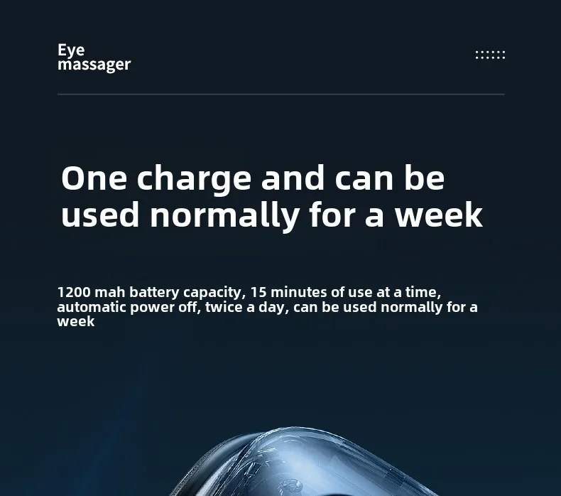 Eye Massage Instrument Vibration Double Wrap-around Airbag Pressure Hot Compress Massager Bluetooth Music Relax Eye Care Eye Massage Instrument Vibration Double Wrap-around Airbag Pressure Hot Compress Massager Bluetooth Music Relax Eye Care