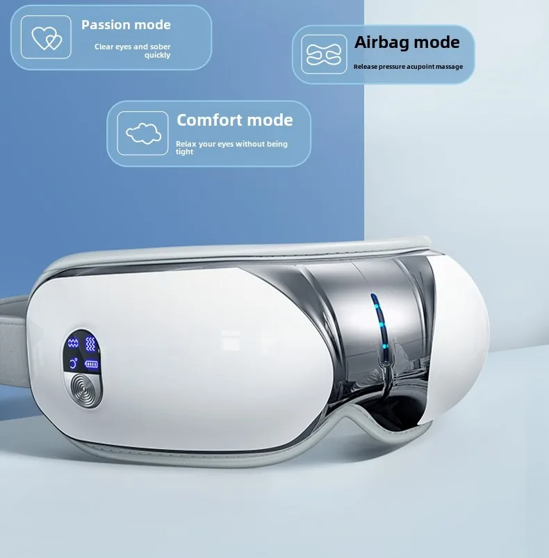 Eye Massage Instrument Vibration Double Wrap-around Airbag Pressure Hot Compress Massager Bluetooth Music Relax Eye Care Eye Massage Instrument Vibration Double Wrap-around Airbag Pressure Hot Compress Massager Bluetooth Music Relax Eye Care