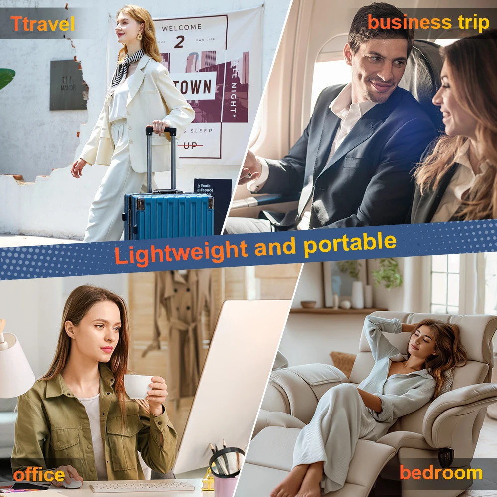 Electric Eye Mask 3D Massage Constant Temperature Hot Compress & Virbration & Smart Timing Sleep Shading Relieve Eye Fatigue