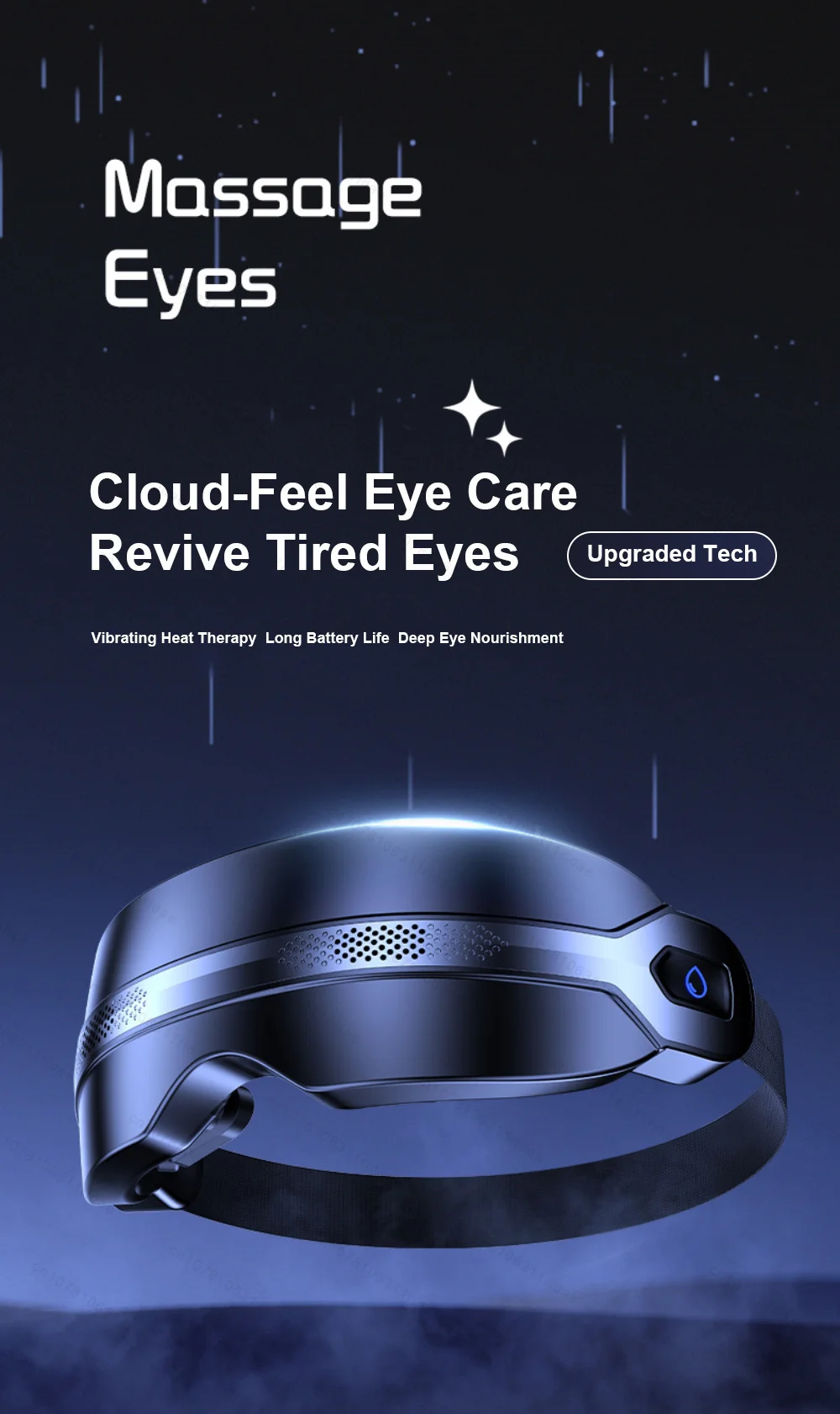 Electric Steam Eye Massager Warm Spa Eye Steamer Acupressure Kneading Massage Eyes Bluetooth Relieve Eye Fatigue Massage Relax Electric Steam Eye Massager Warm Spa Eye Steamer Acupressure Kneading Massage Eyes Bluetooth Relieve Eye Fatigue Massage Relax