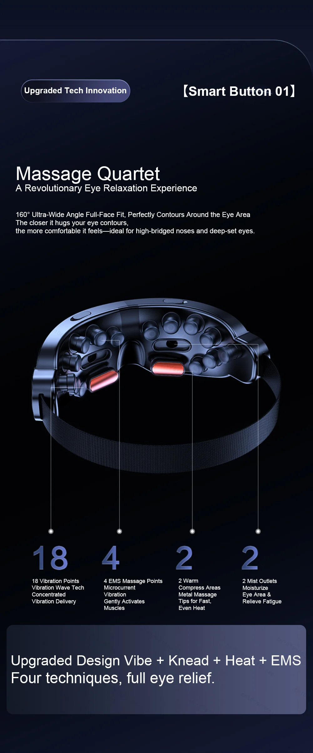 Electric Steam Eye Massager Warm Spa Eye Steamer Acupressure Kneading Massage Eyes Bluetooth Relieve Eye Fatigue Massage Relax Electric Steam Eye Massager Warm Spa Eye Steamer Acupressure Kneading Massage Eyes Bluetooth Relieve Eye Fatigue Massage Relax