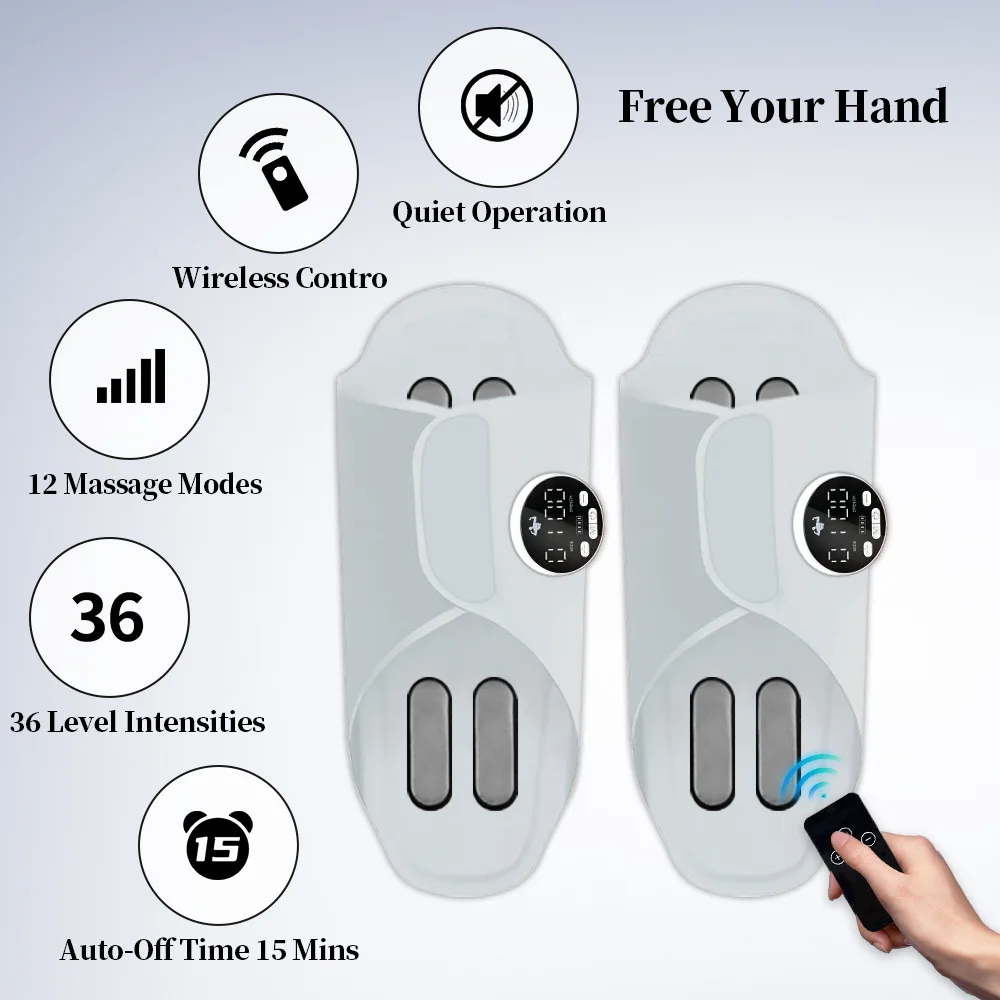 Electric Foot Massager Shoe EMS Pad Muscle Stimulation Massage  Foot Relaxation Foot Spa Machine Feet Massager Tools Circulation