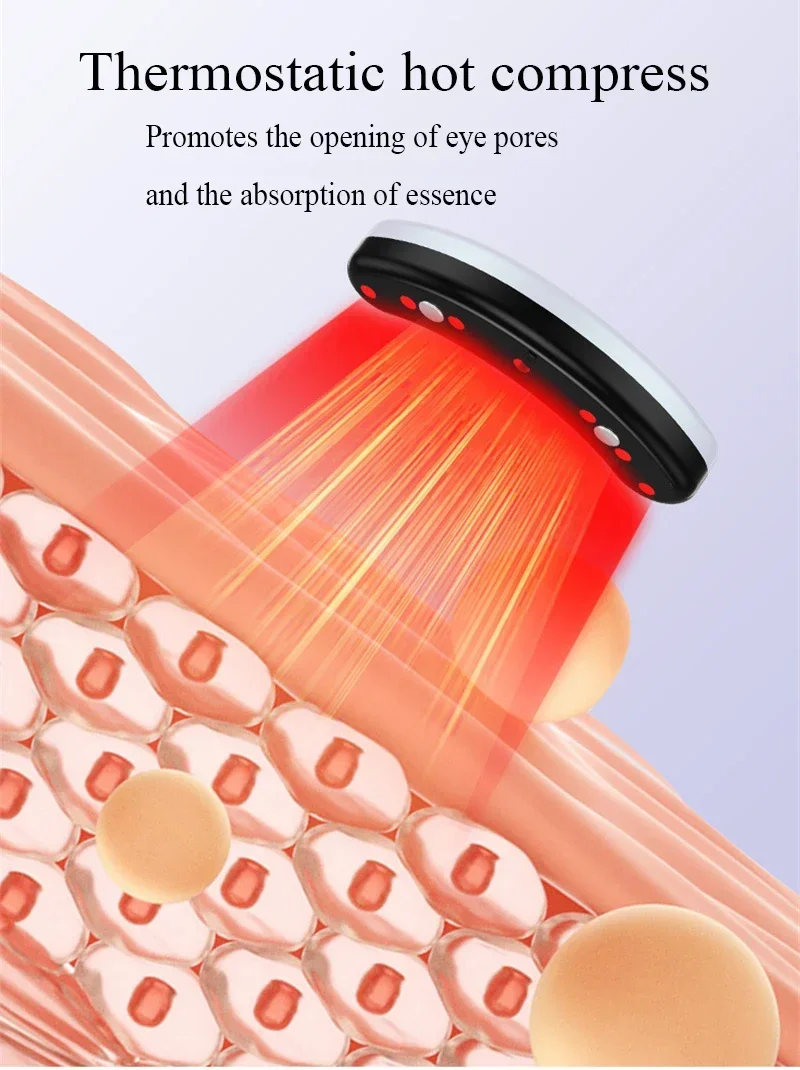 EMS Pulse Micro-current Eye Care Device Eye Massager Reduce Anti-Wrinkle Dark Circles Lines Swelling Relieve Fatigue Eye Massage