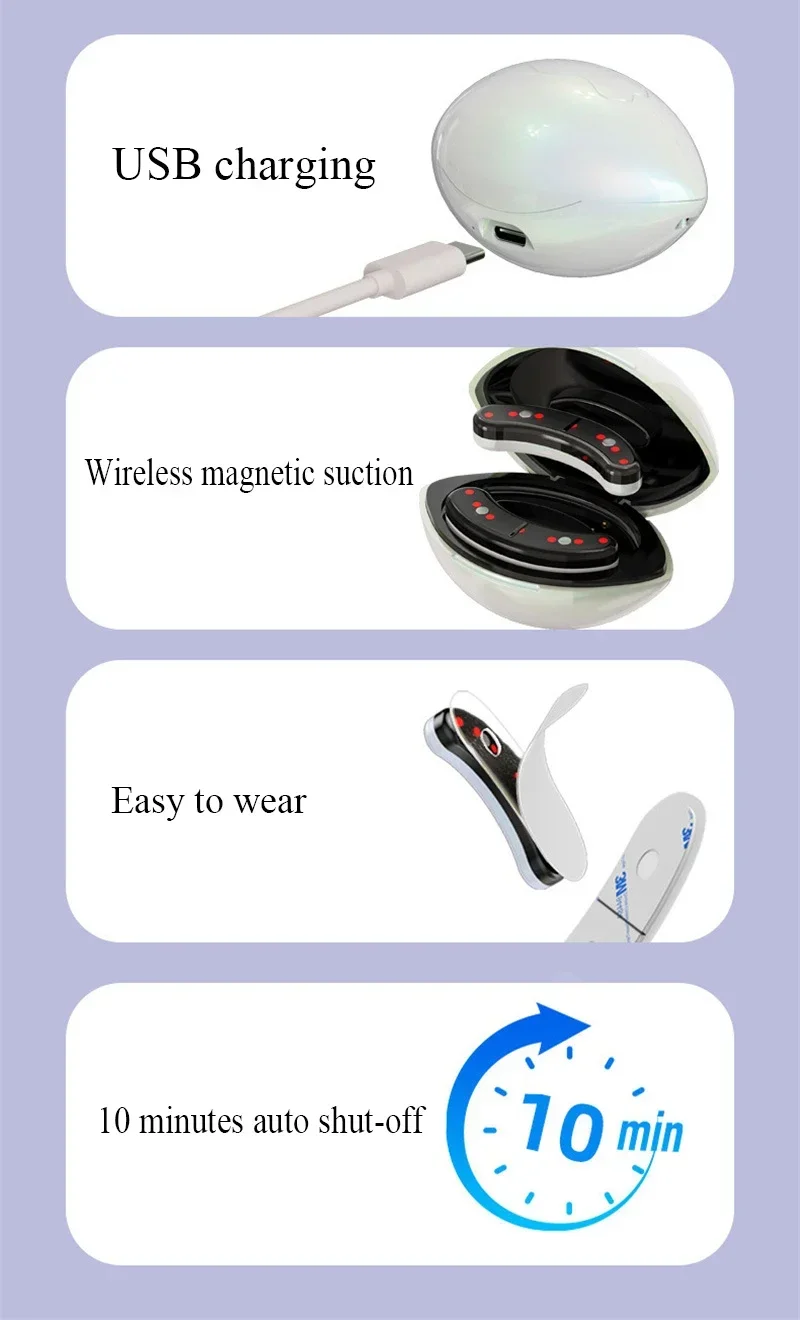 EMS Pulse Micro-current Eye Care Device Eye Massager Reduce Anti-Wrinkle Dark Circles Lines Swelling Relieve Fatigue Eye Massage