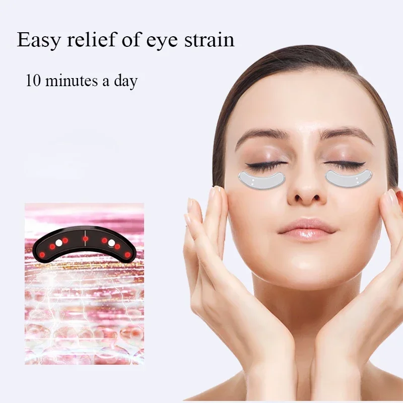 EMS Pulse Micro-current Eye Care Device Eye Massager Reduce Anti-Wrinkle Dark Circles Lines Swelling Relieve Fatigue Eye Massage