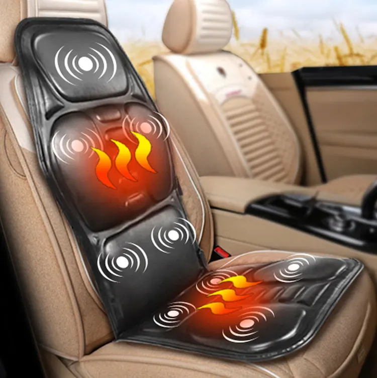 KLASVSA Electric Back Massager Massage Chair Cushion Heating Vibrator Car Home Office Lumbar Neck Mattress Pain Relief KLASVSA Electric Back Massager Massage Chair Cushion Heating Vibrator Car Home Office Lumbar Neck Mattress Pain Relief
