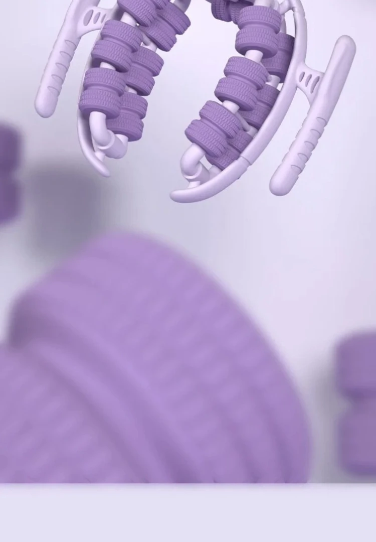 Newest 28 Wheel Annular Leg Clamp Massager Relax  Massager Anti-cellulite Massager Body Slimming Roller Massage for Body