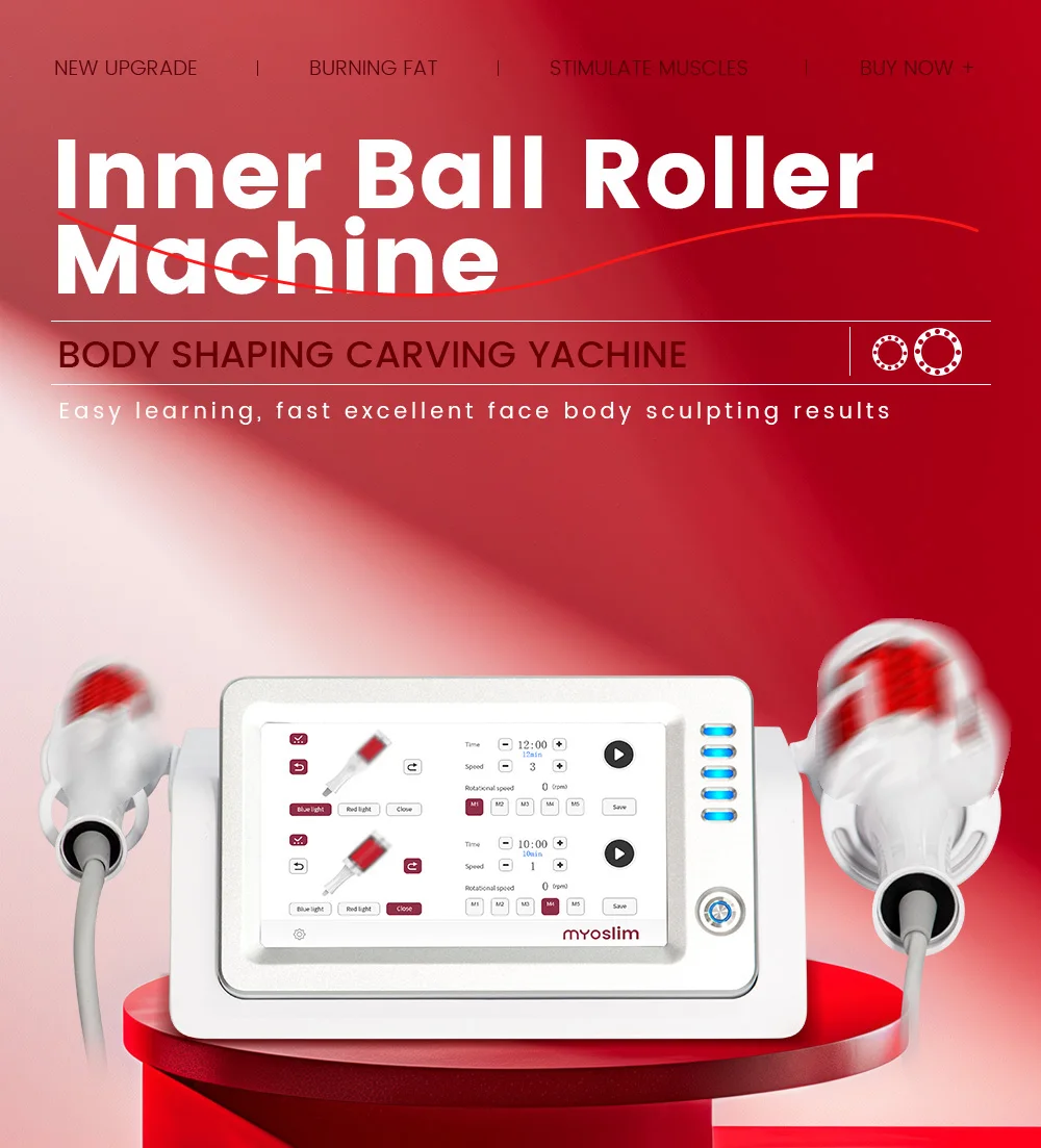 360° Inner Ball Roller Machine MYOslim For Body Contouring Cellulite Reduction Deep Tissue Massage and Circulation Improvement