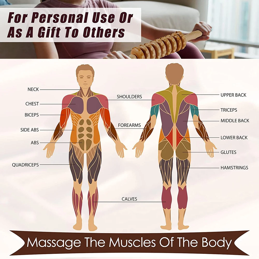 6 In 1 Wood Therapy Massage Tool Lymphatic Drainage Massager Anti Cellulite Fascia Massage Roller for Full Body Muscle relaxatio 6 In 1 Wood Therapy Massage Tool Lymphatic Drainage Massager Anti Cellulite Fascia Massage Roller for Full Body Muscle relaxatio