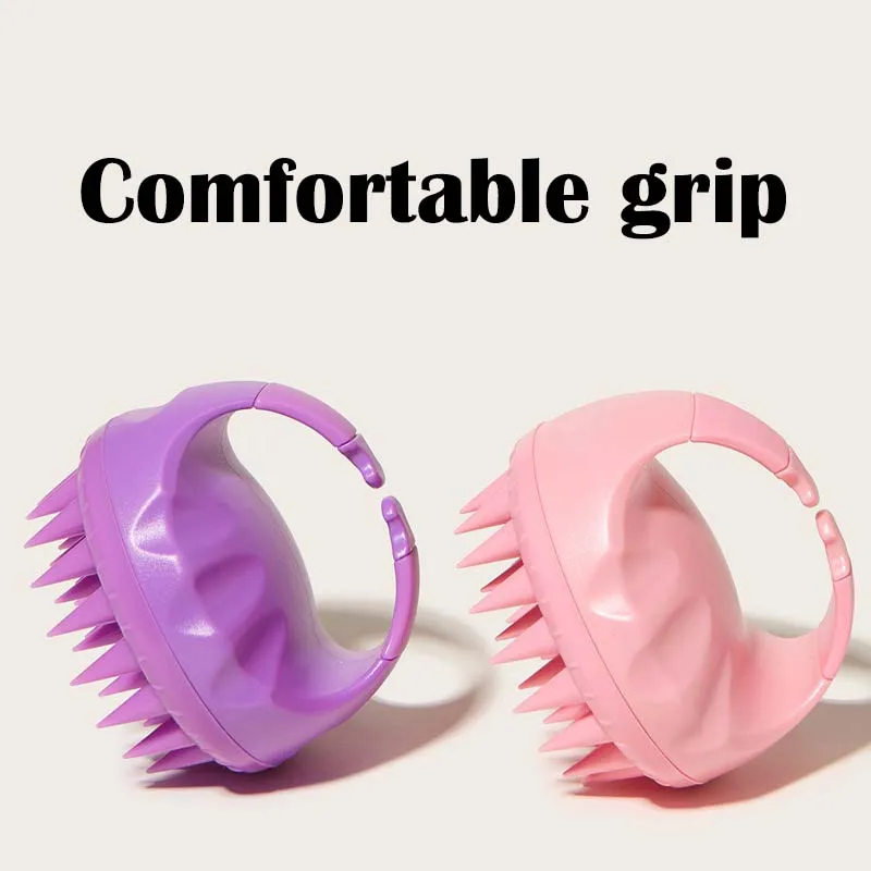 Shampoo Head Scalp Massage Brush Silicone Soft Skin Friendly Hair Washing Massager Comb SPA Massage Brush Beauty Hair Tool Salon