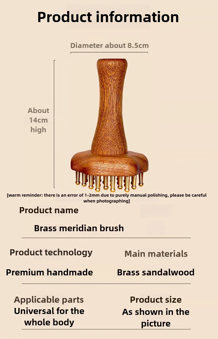 Portable Brass Gua Sha Massage Tool Head Neck Leg Body Meridian Massager Lymphatic Muscle Relief Pain Deep Tissue Massage