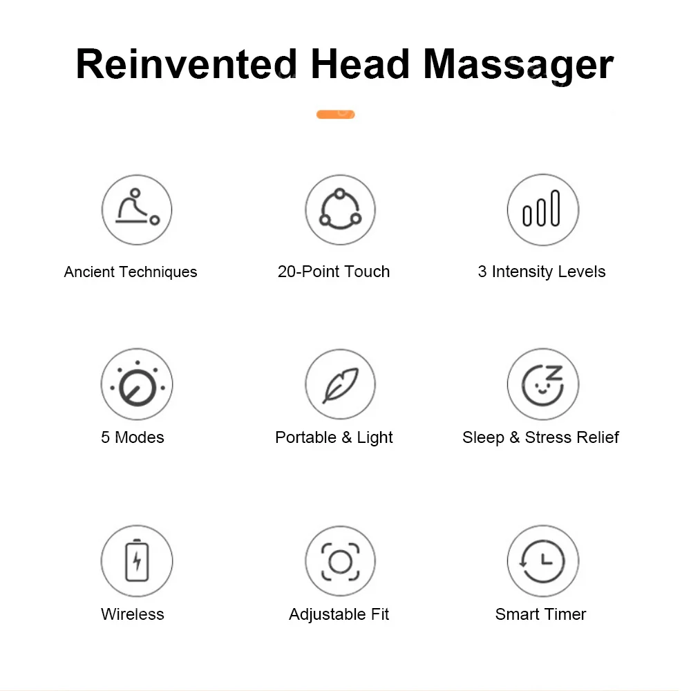 8-20 Claw Full Wrap Head Massage Machine 360 Degree Electric Point Massager Health Care Octopus Scalp Scratcher for Relaxation
