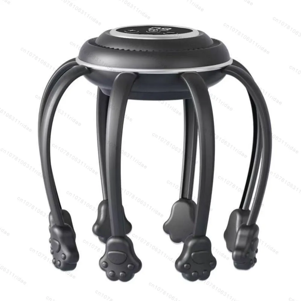 8-20 Claw Full Wrap Head Massage Machine 360 Degree Electric Point Massager Health Care Octopus Scalp Scratcher for Relaxation