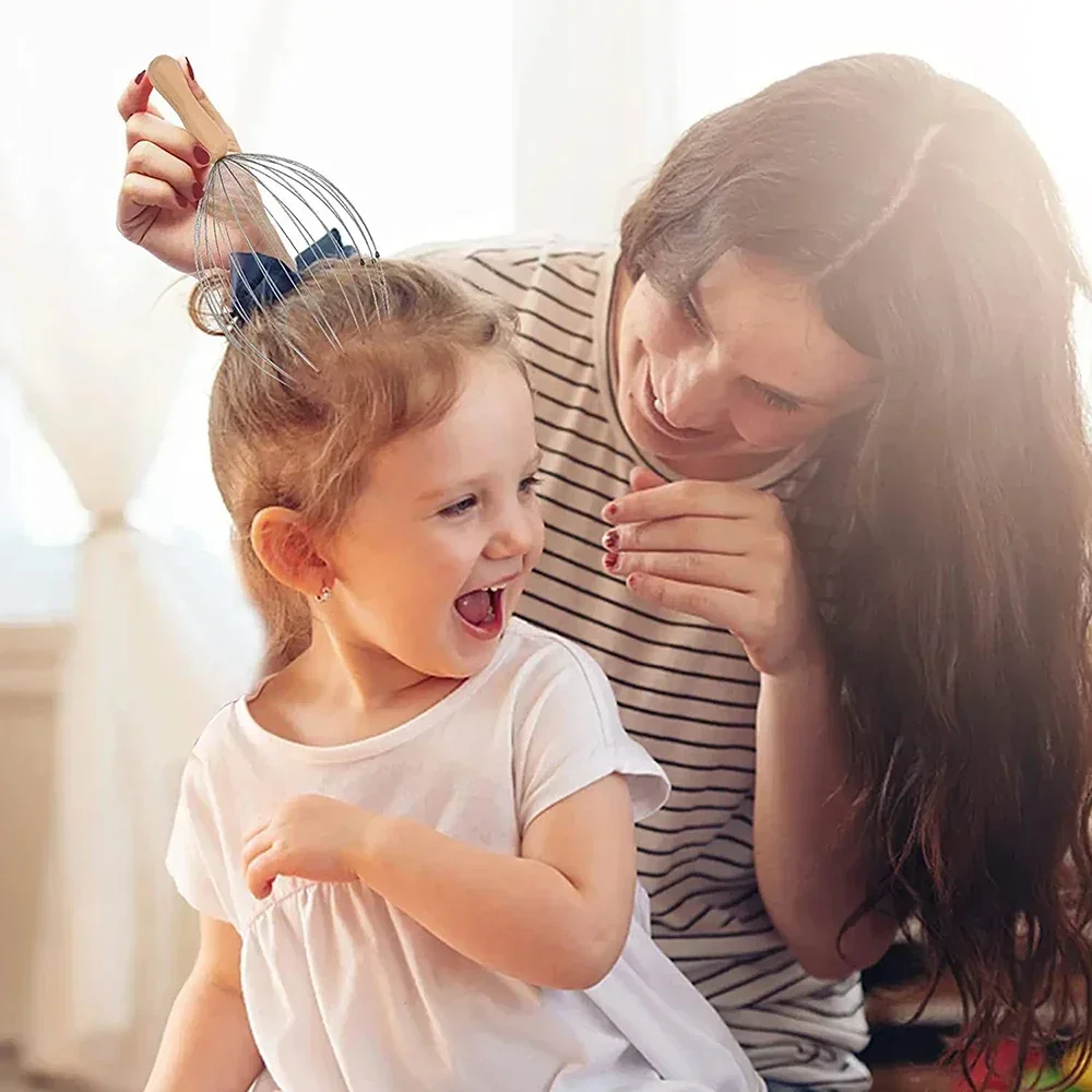 Head Massager Head Scratching Octopus Scalp Pet Head Massage Non Soul Extractor Divine Tool Extracting Healthy Hair Itch Relieve