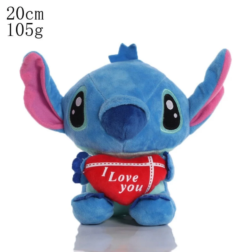 16 Styles Disney Stitch Plush Toy Classic Movie Cartoon Model Doll Children Action Figures Stuffed Child Birthday Xmas Toys Gift
