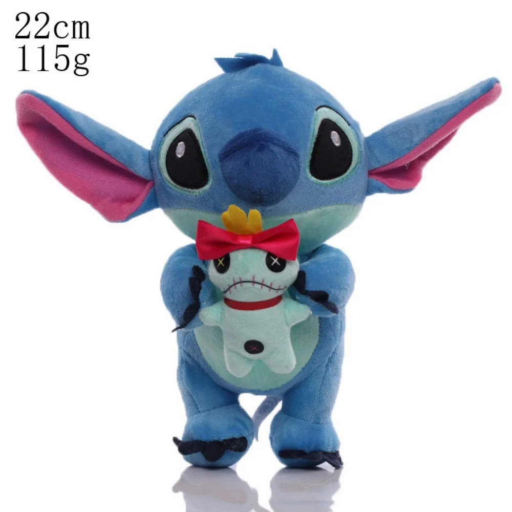 16 Styles Disney Stitch Plush Toy Classic Movie Cartoon Model Doll Children Action Figures Stuffed Child Birthday Xmas Toys Gift