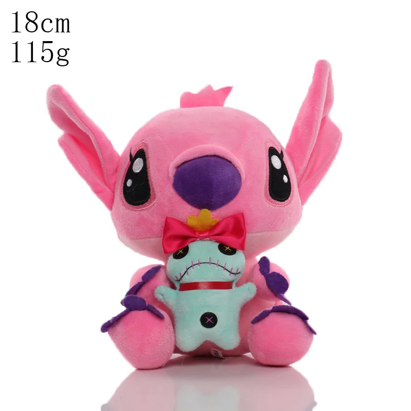 16 Styles Disney Stitch Plush Toy Classic Movie Cartoon Model Doll Children Action Figures Stuffed Child Birthday Xmas Toys Gift