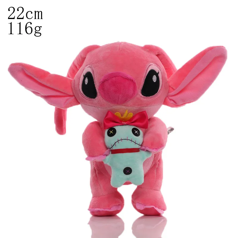 16 Styles Disney Stitch Plush Toy Classic Movie Cartoon Model Doll Children Action Figures Stuffed Child Birthday Xmas Toys Gift