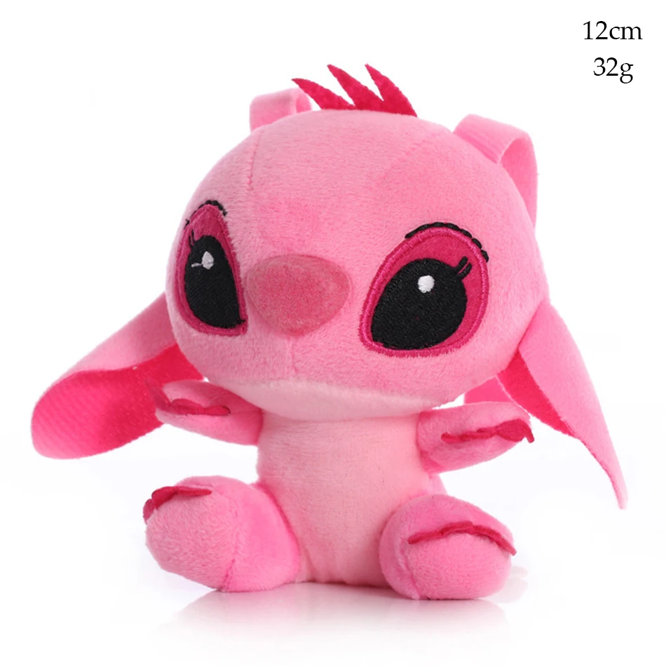 20cm Original Plush Stitch Baby Movie Cartoon Model Doll Children Action Figures Stuffed Toys Pendant Gifts