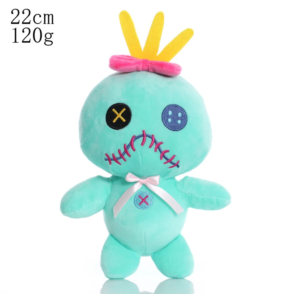 20cm Original Plush Stitch Baby Movie Cartoon Model Doll Children Action Figures Stuffed Toys Pendant Gifts